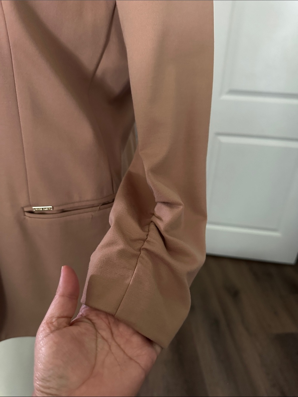 Anne Klein Dusty Rose Open-Front Blazer - Picture 7 of 14